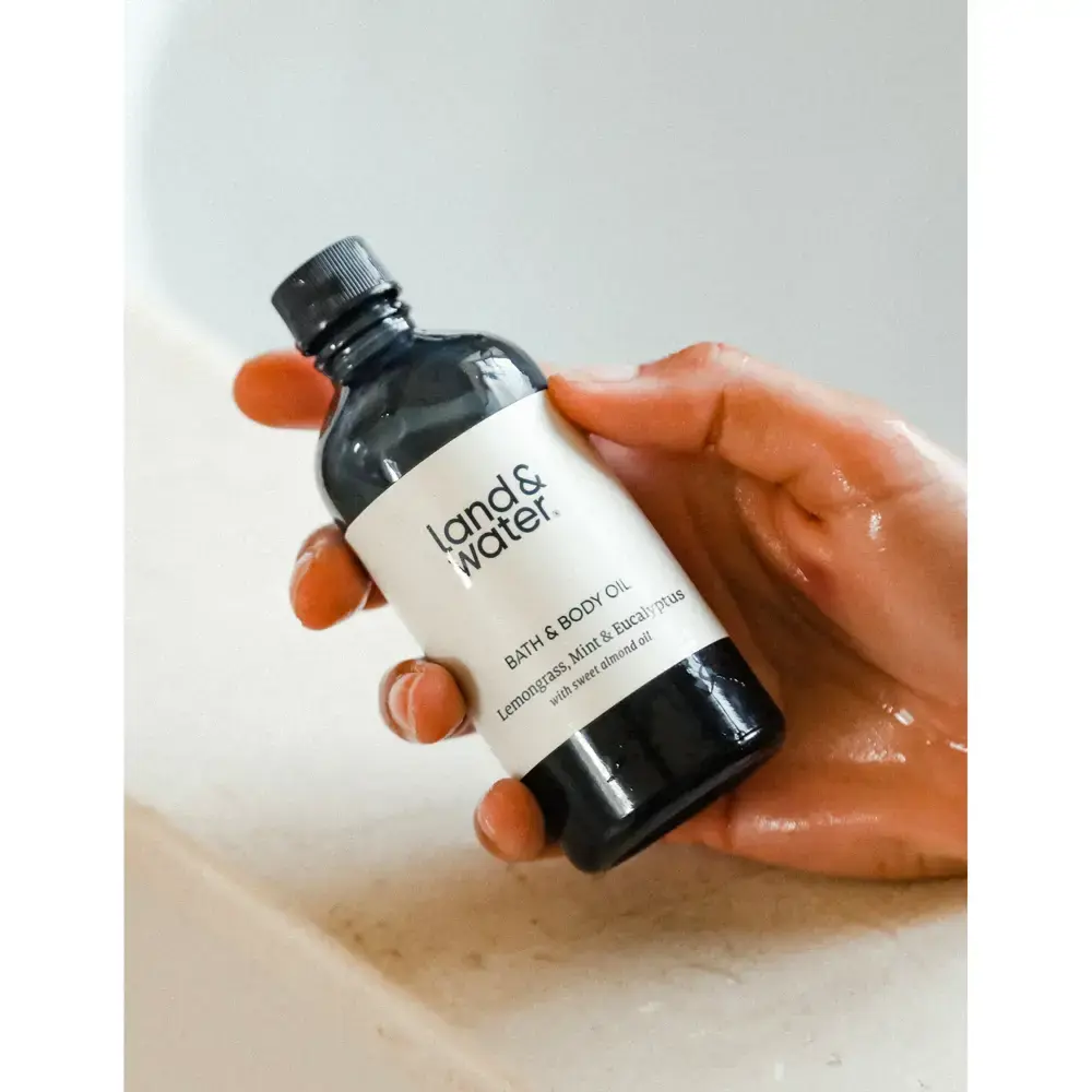 land&water Lemongrass, Mint & Eucalyptus Bath And Body Oil 100ml